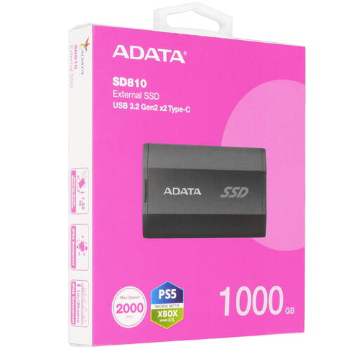 Купить 1000 ГБ Внешний SSD ADATA SD810  5458480. Характеристики, отзывы и цены в Донецке