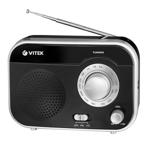 Купить Радиоприемник VITEK VT-3593 черный  9905139. Характеристики, отзывы и цены в Донецке