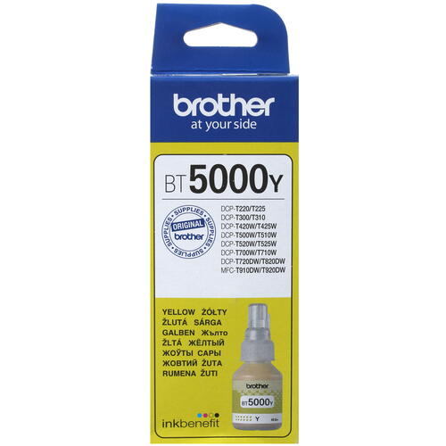 Купить Чернила водорастворимые Brother BT5000Y желтый  1023482. Характеристики, отзывы и цены в Донецке