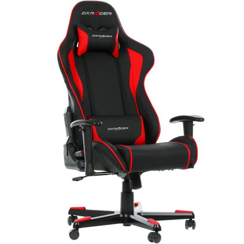 Купить Кресло игровое DXRacer OH/FE08/NR черный  1104784. Характеристики, отзывы и цены в Донецке
