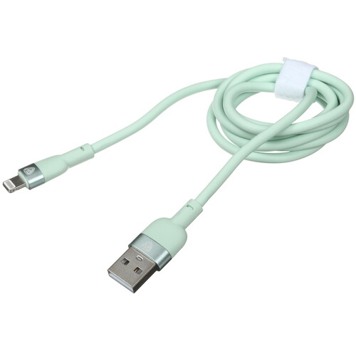 Купить Кабель круглый BY Lightning 8-pin - USB 2.0 Type-A зеленый 1 м  5482120. Характеристики, отзывы и цены в Донецке