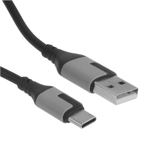 Купить Кабель круглый Borofone USB Type-C - USB 2.0 Type-A черный 1 м  9237986. Характеристики, отзывы и цены в Донецке