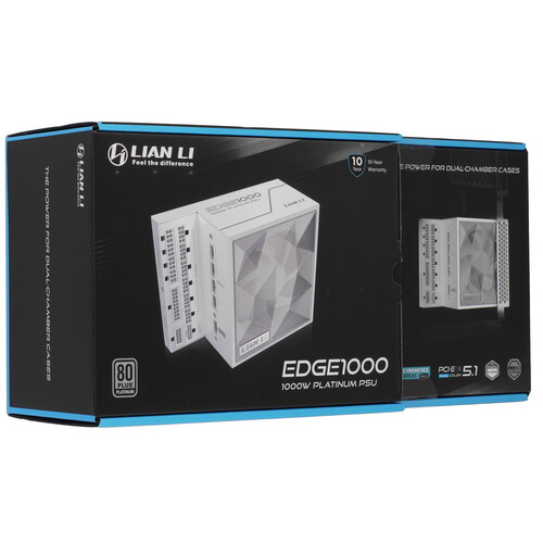 Купить Блок питания LIAN LI EDGE 1000W White  5606168. Характеристики, отзывы и цены в Донецке