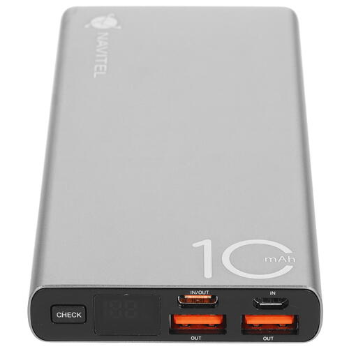 Купить Портативный аккумулятор NAVITEL PWR10 AL серебристый  5418726. Характеристики, отзывы и цены в Донецке
