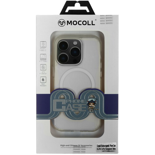 Купить Накладка  MOCOLL Crystal IV Series для Apple iPhone 14 Pro прозрачный  5466709. Характеристики, отзывы и цены в Донецке