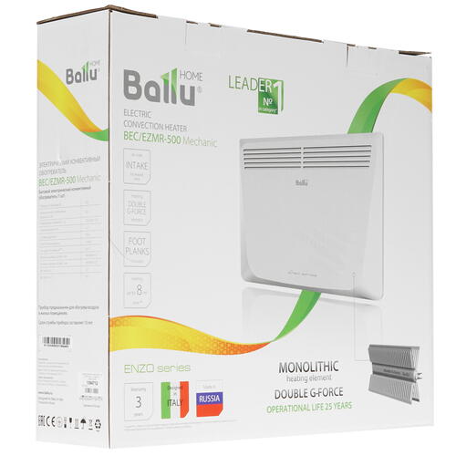 Купить Конвектор Ballu Enzo BEC/EZMR-500  1084712. Характеристики, отзывы и цены в Донецке