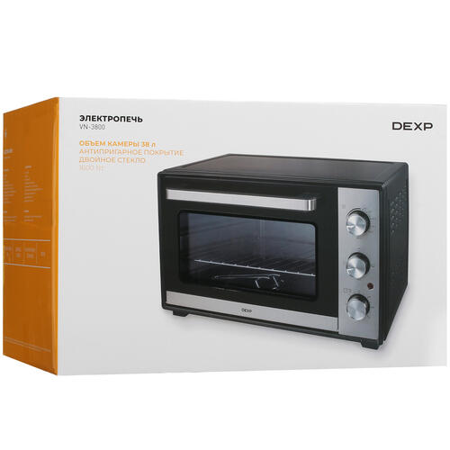 Купить Мини-печь DEXP VN-3800 черный  5417191. Характеристики, отзывы и цены в Донецке
