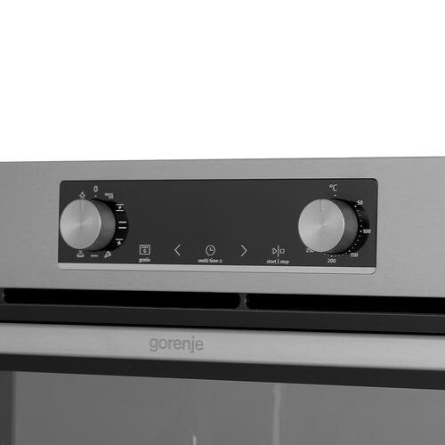 Купить Электрический духовой шкаф Gorenje BO6735E05X серебристый  5355341. Характеристики, отзывы и цены в Донецке