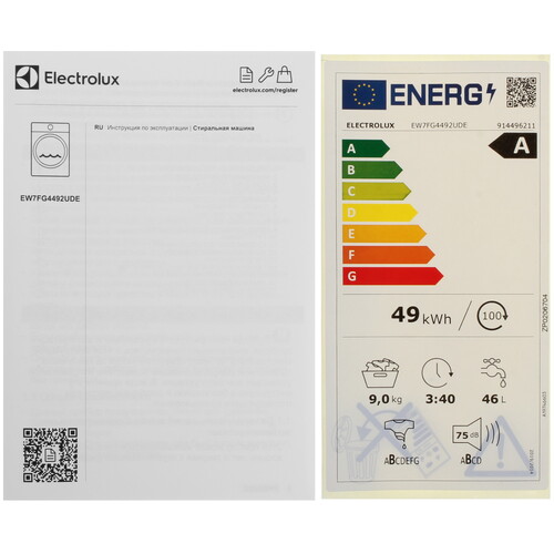 Купить Стиральная машина Electrolux EW7FG4492UDE черный  9184856. Характеристики, отзывы и цены в Донецке