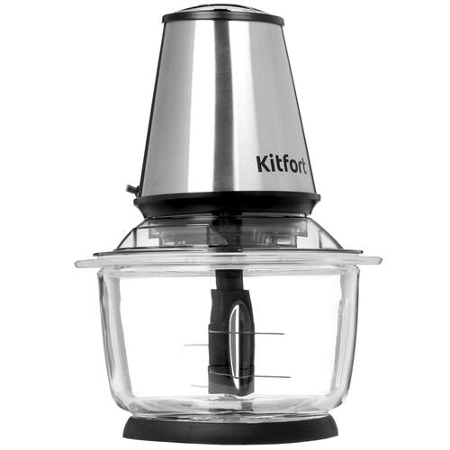 Купить Измельчитель  Kitfort КТ-1389 серебристый  8165200. Характеристики, отзывы и цены в Донецке