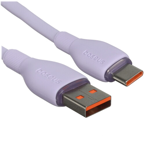 Купить Кабель круглый Baseus USB Type-C - USB 2.0 Type-A фиолетовый 1.2 м  5627453. Характеристики, отзывы и цены в Донецке