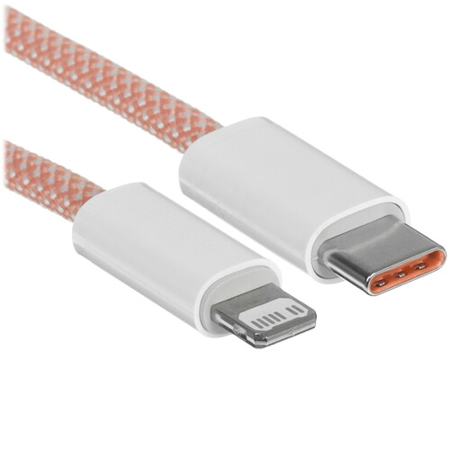 Купить Кабель круглый Baseus Lightning 8-pin - USB Type-C оранжевый 1 м  9260662. Характеристики, отзывы и цены в Донецке