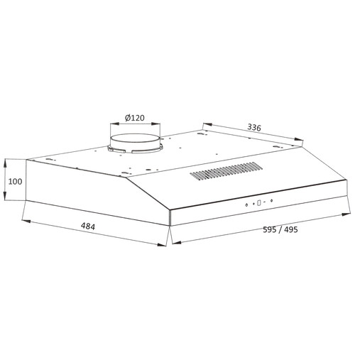 Купить Вытяжка подвесная DEXP SH60-SVF белый/белый  9161179. Характеристики, отзывы и цены в Донецке