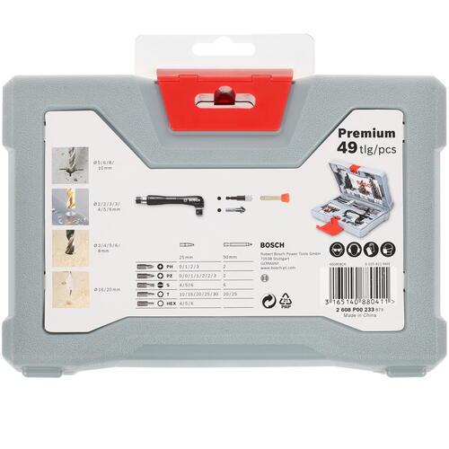 Купить Набор бит и сверл Bosch Premium Set-49  1172607. Характеристики, отзывы и цены в Донецке