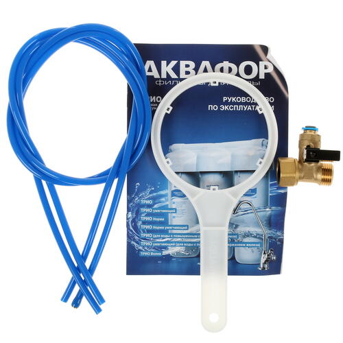 Купить Проточный питьевой фильтр Аквафор Трио Норма  6616274. Характеристики, отзывы и цены в Донецке
