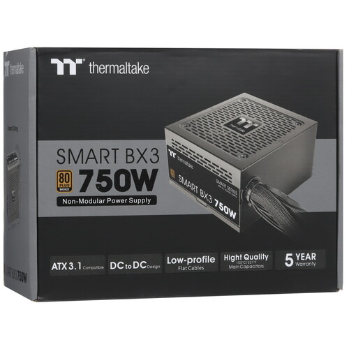 Купить Блок питания Thermaltake Smart BX3 750W  5638544. Характеристики, отзывы и цены в Донецке
