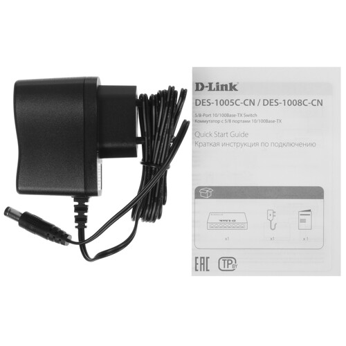 Купить Коммутатор D-Link DES-1005C-CN  5642228. Характеристики, отзывы и цены в Донецке