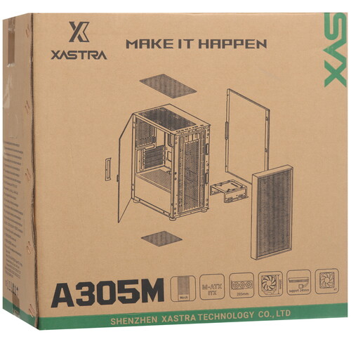 Купить Корпус XASTRA A305M 3ARGB  5621561. Характеристики, отзывы и цены в Донецке