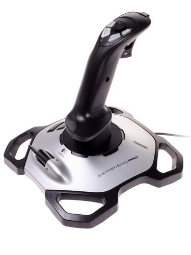 Купить Джойстик Logitech Extreme 3D Pro черный  0165909. Характеристики, отзывы и цены в Донецке