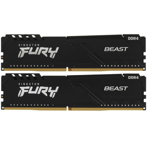 Купить Оперативная память Kingston FURY Beast Black [KF426C16BBK2/16] 16 ГБ  5053495. Характеристики, отзывы и цены в Донецке