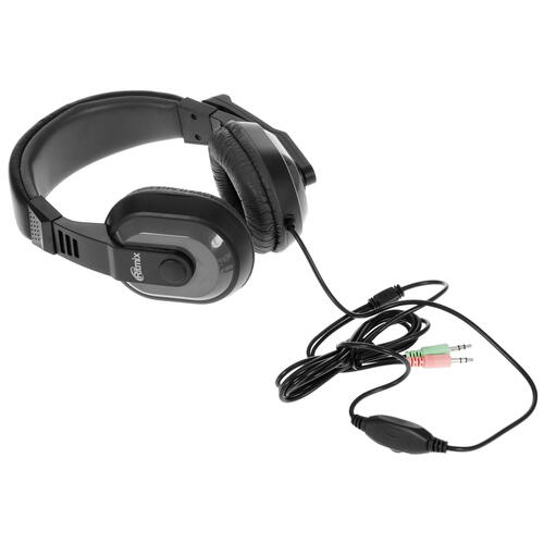 Купить Проводная гарнитура Ritmix RH-534M черный  4868341. Характеристики, отзывы и цены в Донецке