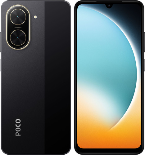 Купить 6.88" Смартфон POCO C71 64 ГБ черный  5920099. Характеристики, отзывы и цены в Донецке