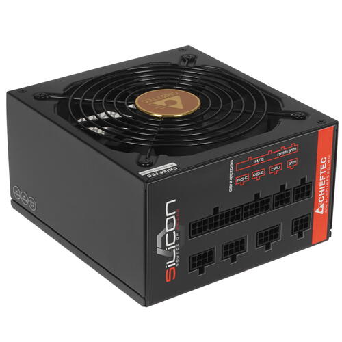 Купить Блок питания Chieftec Silicon 650W [SLC-650C] черный  1369924. Характеристики, отзывы и цены в Донецке