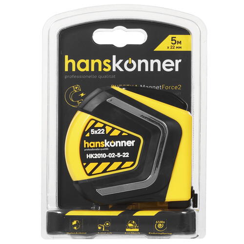 Купить Рулетка Hanskonner HK2010-02-5-22  8157047. Характеристики, отзывы и цены в Донецке