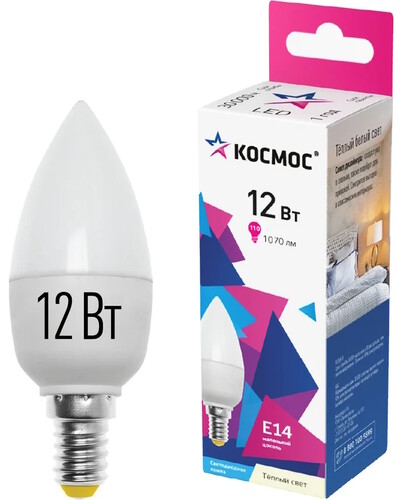 Купить Комплект светодиодных ламп Космос LkecLED12wCNE1430  9303152. Характеристики, отзывы и цены в Донецке