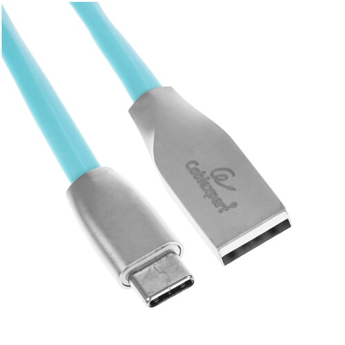Купить Кабель круглый Cablexpert USB Type-C - USB 2.0 Type-A голубой 1 м  5485404. Характеристики, отзывы и цены в Донецке