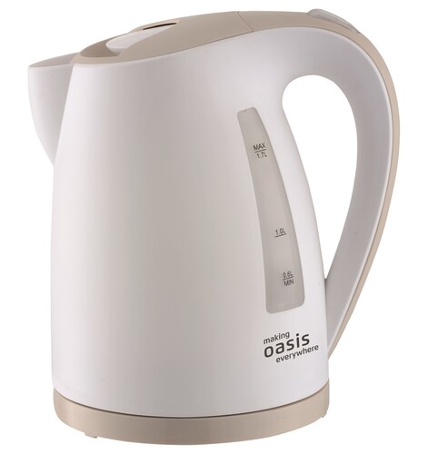 Купить Электрочайник Oasis K-3PWI бежевый  9135265. Характеристики, отзывы и цены в Донецке