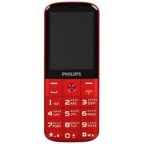 Купить Сотовый телефон Philips Xenium E227 красный/черный  5041084. Характеристики, отзывы и цены в Донецке