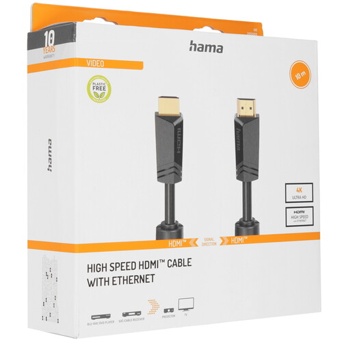 Купить Кабель  Hama HDMI - HDMI, 10 м  9281812. Характеристики, отзывы и цены в Донецке