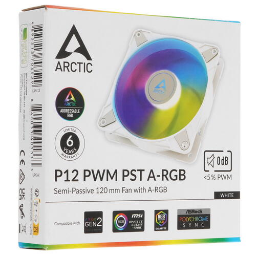 Купить Вентилятор Arctic Cooling P12 PWM PST A-RGB  5416796. Характеристики, отзывы и цены в Донецке
