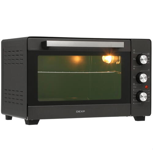 Купить Мини-печь DEXP VN-3400 BL черный  5416487. Характеристики, отзывы и цены в Донецке
