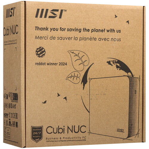 Купить Мини ПК MSI Cubi NUC 1M-074XRU  5485038. Характеристики, отзывы и цены в Донецке