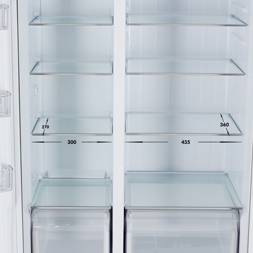 Купить Холодильник Side by Side   Haier HRF-522DS6RU серебристый  9291505. Характеристики, отзывы и цены в Донецке