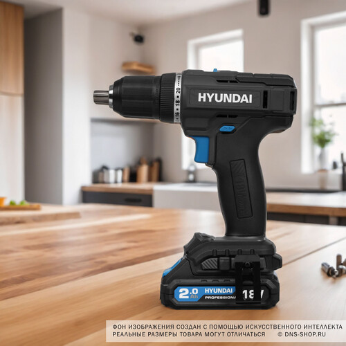 Купить Дрель-шуруповерт Hyundai HD18-50D1 18V One for All  5466873. Характеристики, отзывы и цены в Донецке