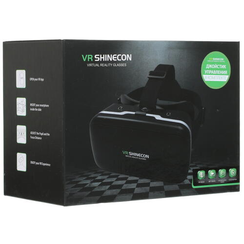 Купить Очки виртуальной реальности Shinecon SC-G04C/SC-B03 черный  1344996. Характеристики, отзывы и цены в Донецке
