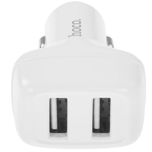 Купить Автомобильное ЗУ Hoco Z36 Leader белый  9244298. Характеристики, отзывы и цены в Донецке