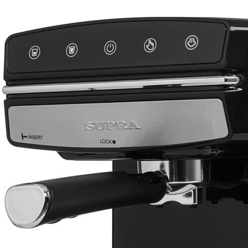 Купить Кофеварка рожковая Supra CMS-1525 черный  9055739. Характеристики, отзывы и цены в Донецке
