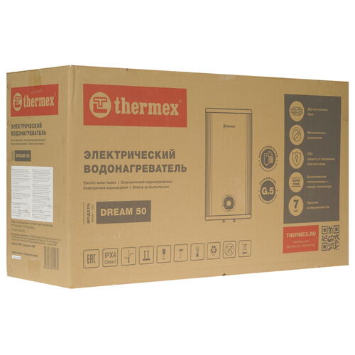 Купить Водонагреватель электрический Thermex Dream 50  5366363. Характеристики, отзывы и цены в Донецке
