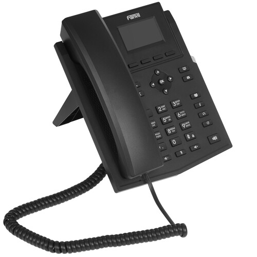 Купить IP-телефон Fanvil X301W черный  9190710. Характеристики, отзывы и цены в Донецке