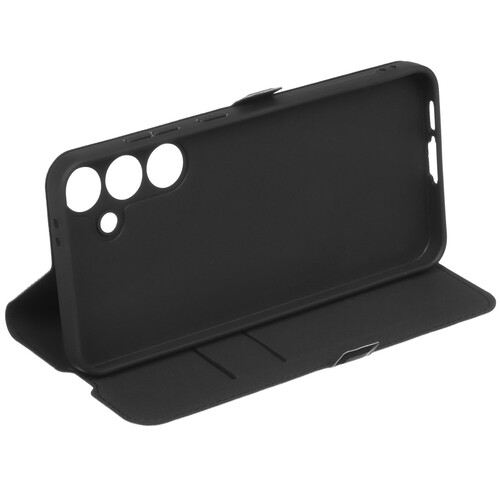 Купить Чехол-книжка  BoraSCO Book Case для Samsung Galaxy S24 FE черный  5493044. Характеристики, отзывы и цены в Донецке