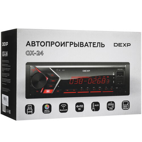 Купить Автопроигрыватель DEXP GX-24  5094154. Характеристики, отзывы и цены в Донецке