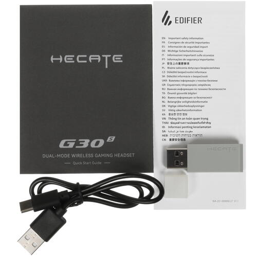 Купить Беспроводные наушники Edifier G30 S серый 2023  5445478. Характеристики, отзывы и цены в Донецке