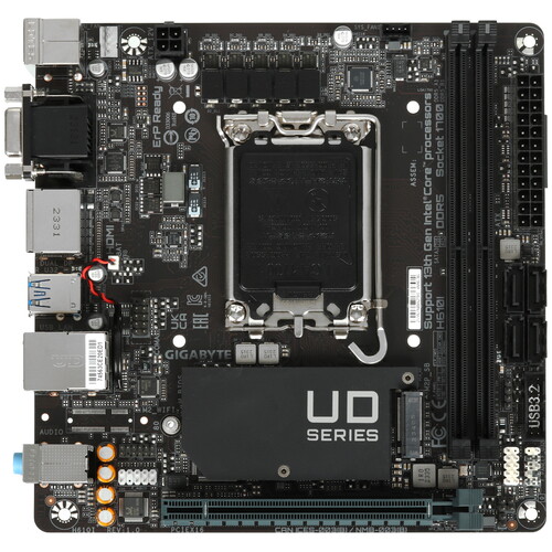 Купить Материнская плата GIGABYTE H610I  5462264. Характеристики, отзывы и цены в Донецке
