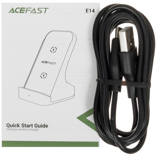 Купить Беспроводное зарядное устройство ACEFAST E14 черный  5440193. Характеристики, отзывы и цены в Донецке