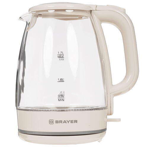 Купить Электрочайник Brayer BR1067 бежевый  9055902. Характеристики, отзывы и цены в Донецке