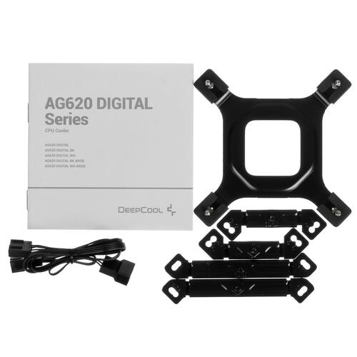 Купить Кулер для процессора DEEPCOOL AG620 DIGITAL BK ARGB  5435928. Характеристики, отзывы и цены в Донецке